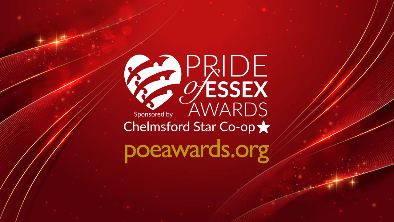 Logo design and branding for the Pride of Essex Awards