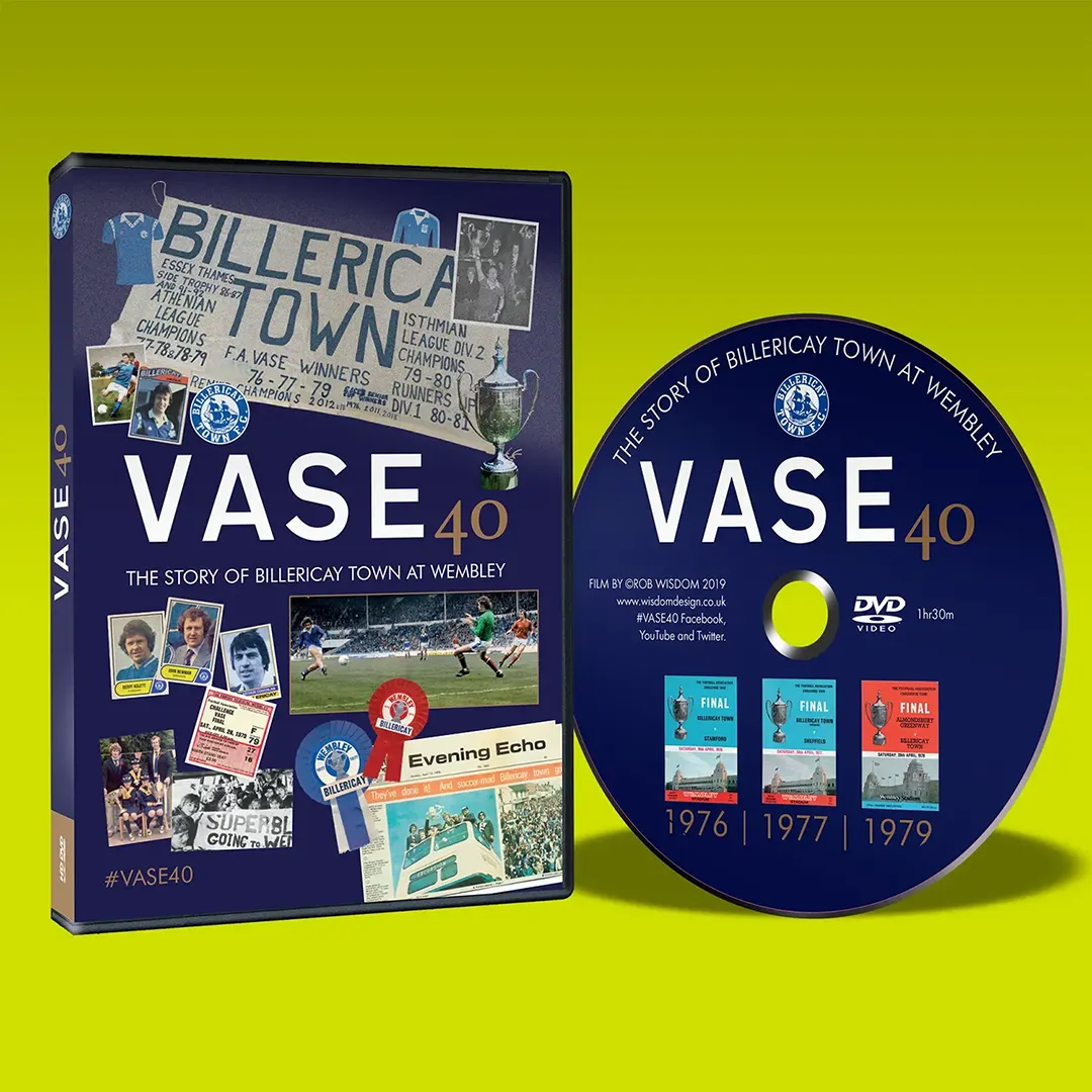 DVD and case design for an original football documentary