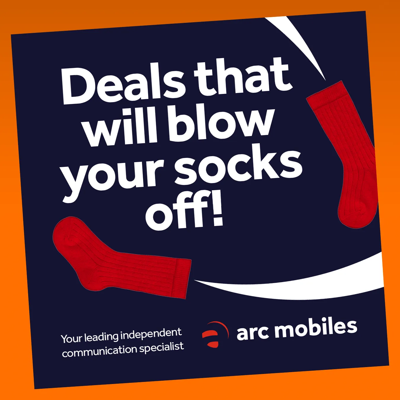 Social media graphics for Arc Mobiles
