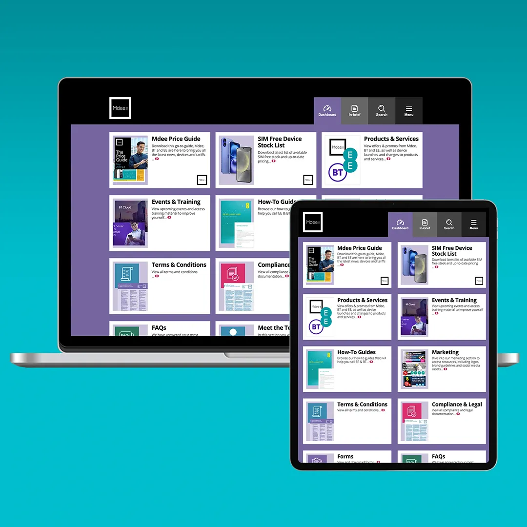 Designing a fluid partner portal for a mobile reseller